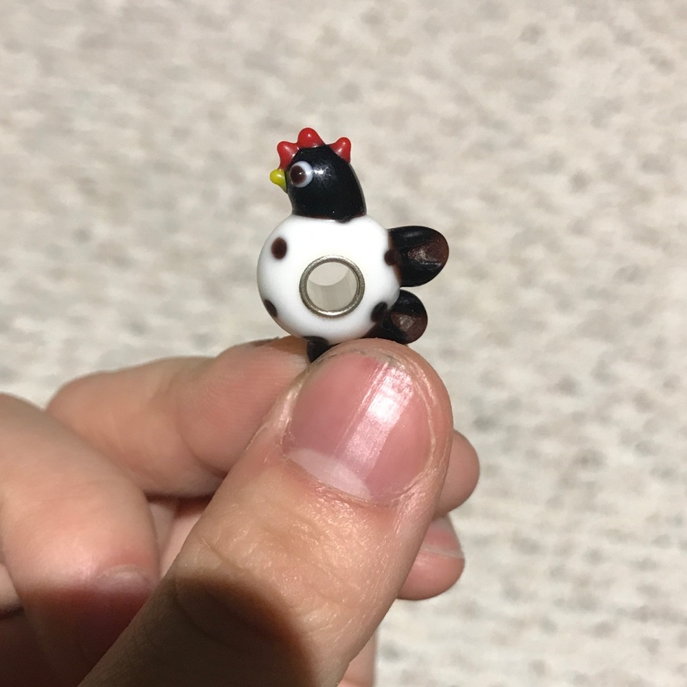 Pandora Bracelet Chicken Bead